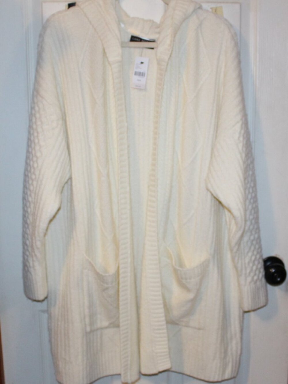 NWT Lane Bryant open front hoodie cardigan, 26/28W AWESOME!